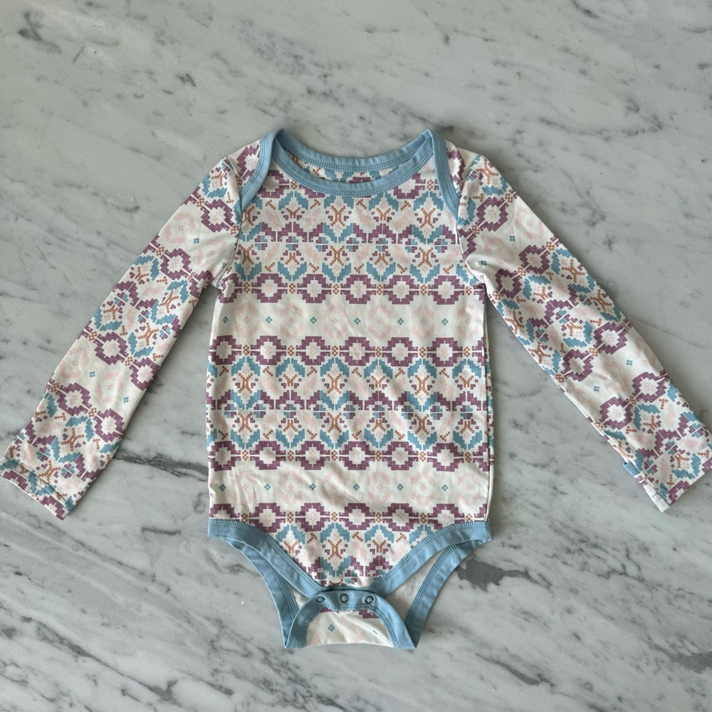 Patagonia 18-24 CAPILENE BASELAYER Long Sleeve Bodysuit
